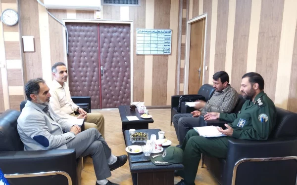 دیداررئیس دانشگاه فرهنگیان استان با مدیرکل بنیاد حفظ آثارونشر ارزش های دفاع مقدس استان کرمان 2