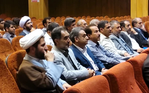 حضور هیات رئیسه دانشگاه فرهنگیان استان درمراسم روز ملی بسیج اساتید  2