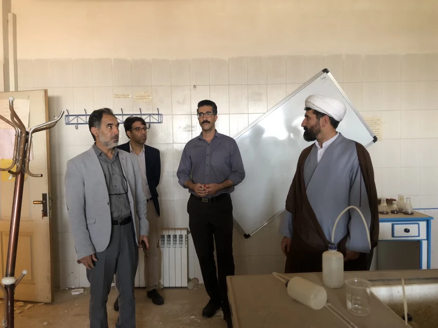 بازدید رئیس دانشگاه فرهنگیان استان از اماکن دانمشگاه پیام نور 8