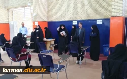 بازدید میدانی ریاست دانشگاه فرهنگیان استان از روند برگزاری امتحانات پایانی نیمسال دوم سال تحصیلی ۱۴۰۳-۱۴۰۲ در پردیس شهید باهنر 7