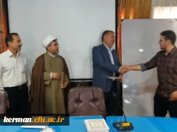 تکریم ومعارفه شورای صنفی پردیس خواجه نصیر الدین طوسی دانشگاه فرهنگیان کرمان 5