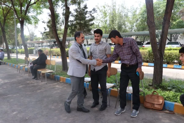 بازدیدرئیس دانشگاه فرهنگیان استان از فرآیند مصاحبه پذیرفته شدگان آزمون سراسری ۱۴۰۳  3