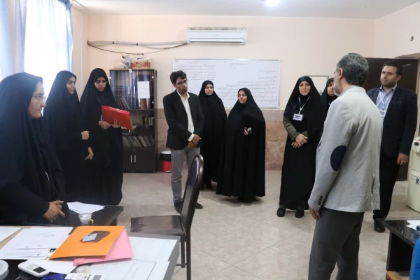 بازدیدرئیس دانشگاه فرهنگیان استان از فرآیند مصاحبه پذیرفته شدگان آزمون سراسری ۱۴۰۳  5