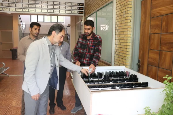 بازدیدرئیس دانشگاه فرهنگیان استان از فرآیند مصاحبه پذیرفته شدگان آزمون سراسری ۱۴۰۳  14