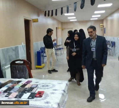 بازدید رئیس دانشگاه فرهنگیان استان کرمان از فرآیندبرگزاری مصاحبه داوطلبان ورود به دانشگاه فرهنگیان در مرکز خواهران  