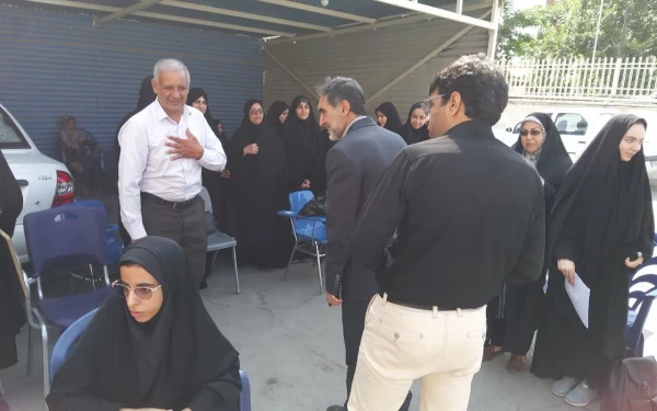 بازدید رئیس دانشگاه فرهنگیان استان کرمان از فرآیندبرگزاری مصاحبه داوطلبان ورود به دانشگاه فرهنگیان  در پردیس شهید باهنر  3