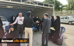 بازدید رئیس دانشگاه فرهنگیان استان کرمان از فرآیندبرگزاری مصاحبه داوطلبان ورود به دانشگاه فرهنگیان  در پردیس شهید باهنر  4