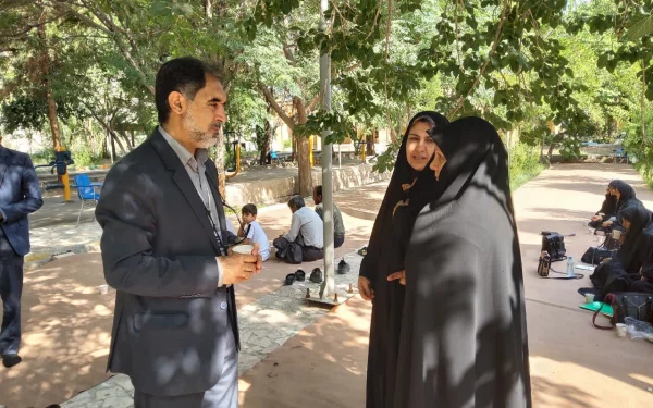 بازدید رئیس دانشگاه فرهنگیان استان کرمان از فرآیندبرگزاری مصاحبه داوطلبان ورود به دانشگاه فرهنگیان  در پردیس شهید باهنر  5