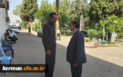 بازدید رئیس دانشگاه فرهنگیان استان کرمان از فرآیندبرگزاری مصاحبه داوطلبان ورود به دانشگاه فرهنگیان  در پردیس شهید باهنر  6
