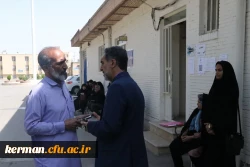 بازدید از مراحل مصاحبه داوطلبان ورود به دانشگاه فرهنگیان در پردیس شهید باهنر
 6