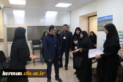 بازدید از مراحل مصاحبه داوطلبان ورود به دانشگاه فرهنگیان در پردیس شهید باهنر
 7