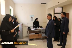 بازدید از مراحل مصاحبه داوطلبان ورود به دانشگاه فرهنگیان در پردیس شهید باهنر
 9