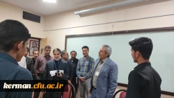 بازدید مدیر کل آموزش و پرورش استان کرمان  از روند مصاحبه داوطلبان ورود به دانشگاه فرهنگیان 
 6