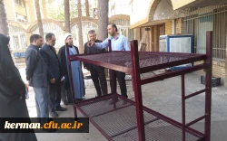 راه اندازی کارگاه ساخت تخت خواب فلزی در دانشگاه فرهنگیان کرمان  2