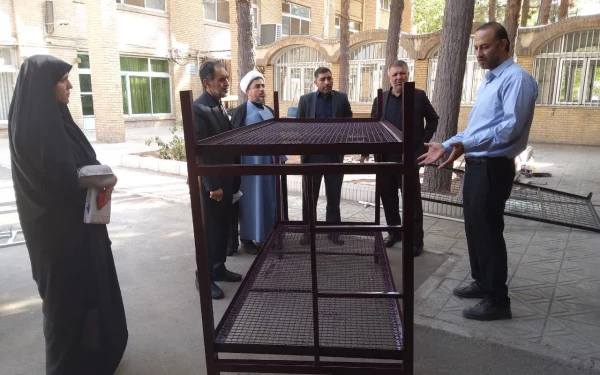 راه اندازی کارگاه ساخت تخت خواب فلزی در دانشگاه فرهنگیان کرمان  3