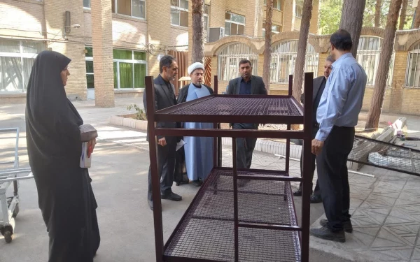 راه اندازی کارگاه ساخت تخت خواب فلزی در دانشگاه فرهنگیان کرمان  4