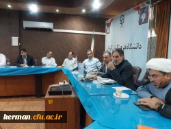 دکتر توان درجلسه شورای پردیس خواجه نصیرالدین طوسی برتزریق انرژی مثبت وانگیزه بخشی دردانشگاه فرهنگیان تاکیدکردند 2