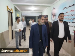 بازدید دکتر توان رئیس دانشگاه فرهنگیان استان از فضاهای مورد نظر جهت توسعه فضای فیزیکی دانشگاه فرهنگیان مرکز جیرفت 2