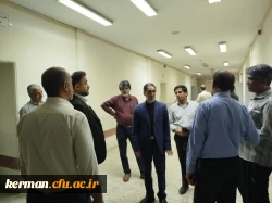 بازدید دکتر توان رئیس دانشگاه فرهنگیان استان از فضاهای مورد نظر جهت توسعه فضای فیزیکی دانشگاه فرهنگیان مرکز جیرفت 6