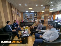 دیدار شهردار منطقه چهار شهر کرمان با رئیس دانشگاه فرهنگیان استان  4