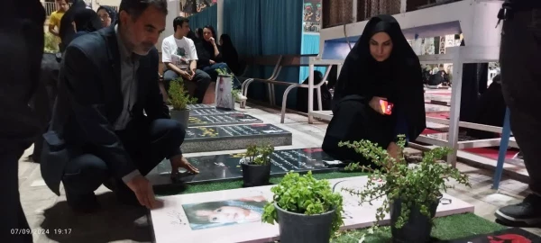 حضور مدیرکل امور مالی دانشگاه فرهنگیان کشور در گلزار شهدای کرمان وزیارت مزار شهید سلیمانی 2