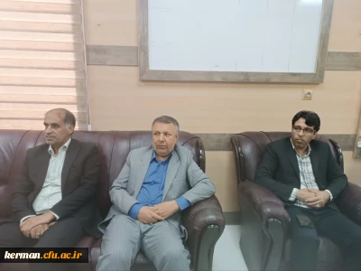 در دیدار معاون هماهنگی دانشگاه فرهنگیان استان با فرماندار جیرفت

بر همکاری مسئولین شهرستان در ایجاد فضایی مناسب برای دانشگاه تاکید شد.