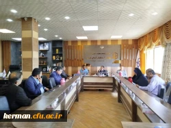 کمیته تعمیر وتجهیز دانشگاه ئفرهنگیان استان کرمان تشکیل جلسه داد 3