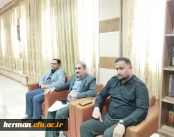 دردیداررئیس دانشگاه فرهنگیان استان کرمان ومدیر آموزش و پرورش جیرفت بر آماده سازی دانشگاه فرهنگیان مرکز جیرفت تاکید شد.  2