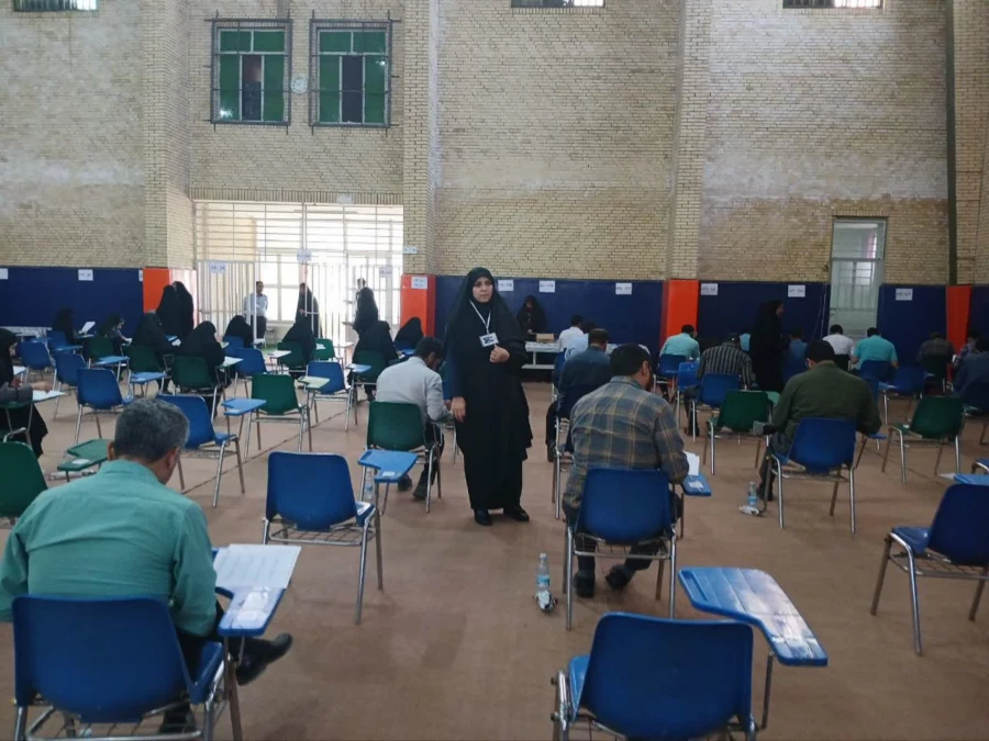 برگزاری آزمون جامع اصلح مهارت آموزان ماده 28 در  دانشگاه فرهنگیان  استان کرمان  8