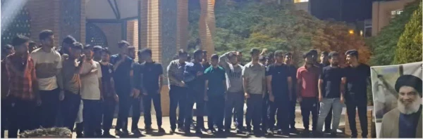️تجمع دانشجویان دانشگاه فرهنگیان کرمان در حمایت از عملیات وعده صادق ۲ 3