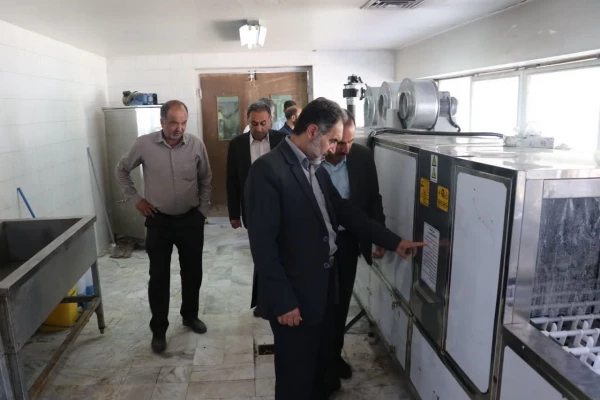 بازدیدرئیس دانشگاه فرهنگیان استان کرمان ازسلف دانشجویی پردیس خواجه نصیرالدین طوسی 3