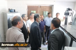 بازدیدرئیس دانشگاه فرهنگیان استان کرمان ازسلف دانشجویی پردیس خواجه نصیرالدین طوسی 4