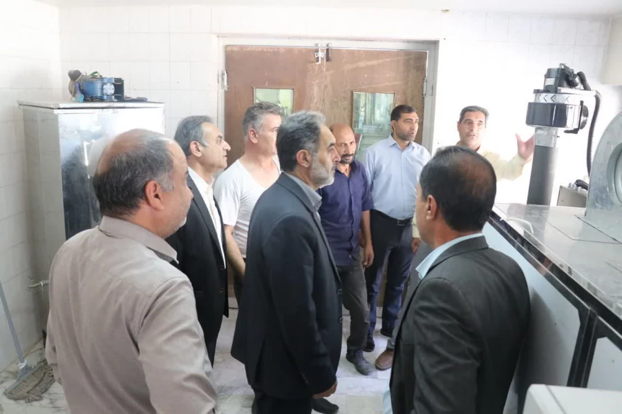 بازدیدرئیس دانشگاه فرهنگیان استان کرمان ازسلف دانشجویی پردیس خواجه نصیرالدین طوسی 4