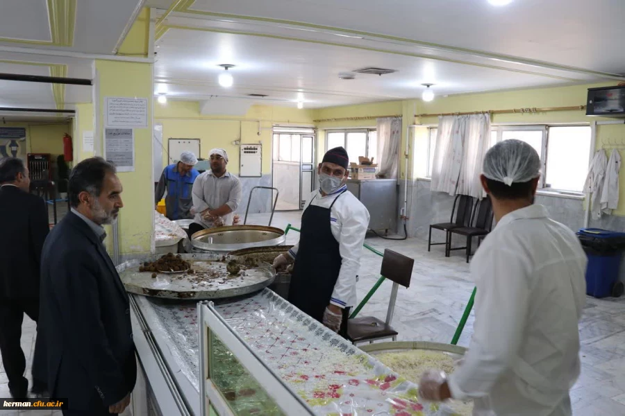 بازدیدرئیس دانشگاه فرهنگیان استان کرمان ازسلف دانشجویی پردیس خواجه نصیرالدین طوسی 5