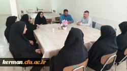 بازدید معاون هماهنگی دانشگاه فرهنگیان استان از مرکز رفسنجان دانشگاه فرهنگیان  2