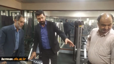 بازدید رئیس دانشگاه فرهنگیان استان از سالن بدنسازی پردیس خواجه نصیر طوسی