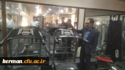 بازدید رئیس دانشگاه فرهنگیان استان از سالن بدنسازی پردیس خواجه نصیر طوسی 4