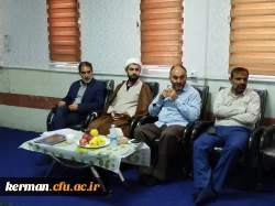 اعطای حکم مسئولیت مدیر مرکز جیرفت توسط رئیس دانشگاه فرهنگیان استان 4