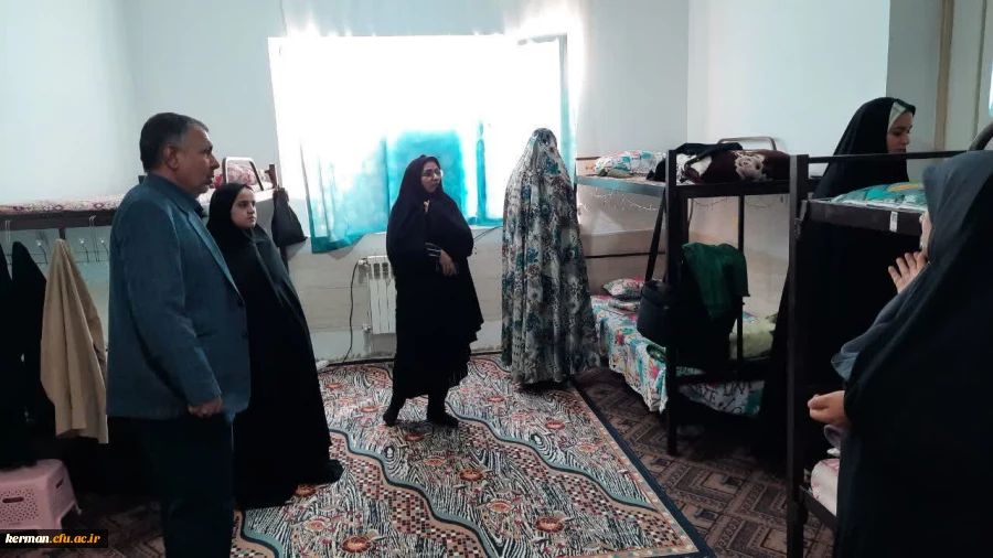 بازدید معاون هماهنگی دانشگاه فرهنگیان استان از سرای دانشجویی مرکز رفسنجان 2