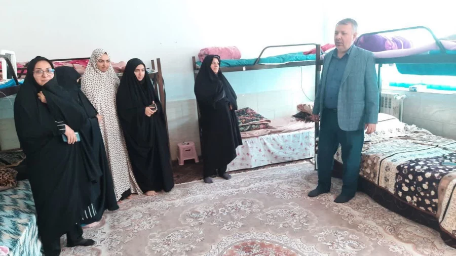 بازدید معاون هماهنگی دانشگاه فرهنگیان استان از سرای دانشجویی مرکز رفسنجان 6