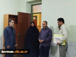 بازدید دکتر توان ریاست دانشگاه فرهنگیان استان کرمان از دانشگاه فرهنگیان مرکز امیر کبیر جیرفت 5