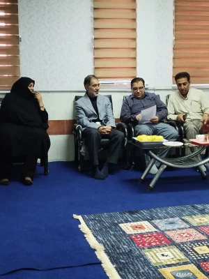 بازدید دکتر توان ریاست دانشگاه فرهنگیان استان کرمان از دانشگاه فرهنگیان مرکز امیر کبیر جیرفت 9