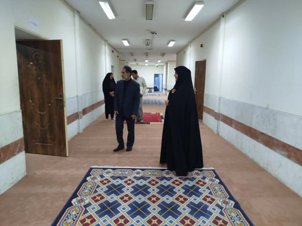 بازدید دکتر توان رئیس دانشگاه فرهنگیان استان کرمان از سرای دانشجویی مرکز امیر کبیر جیرفت 8