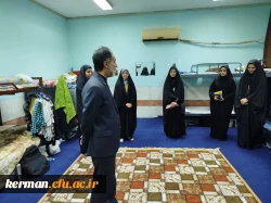 بازدید دکتر توان رئیس دانشگاه فرهنگیان استان کرمان از سرای دانشجویی مرکز امیر کبیر جیرفت 10