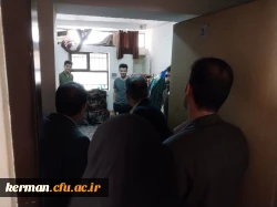 بازدید مسئولین نظارت و ارزیابی دانشگاه فرهنگیان استان از سراهای دانشجویی پردیس خواجه نصیر الدین طوسی 2