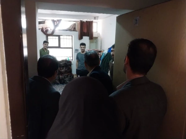 بازدید مسئولین نظارت و ارزیابی دانشگاه فرهنگیان استان از سراهای دانشجویی پردیس خواجه نصیر الدین طوسی 2