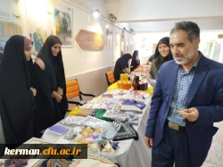 برپایی بازارچه خیریه فرهنگ مقاومت در پردیس شهید باهنر دانشگاه فرهنگیان کرمان 6