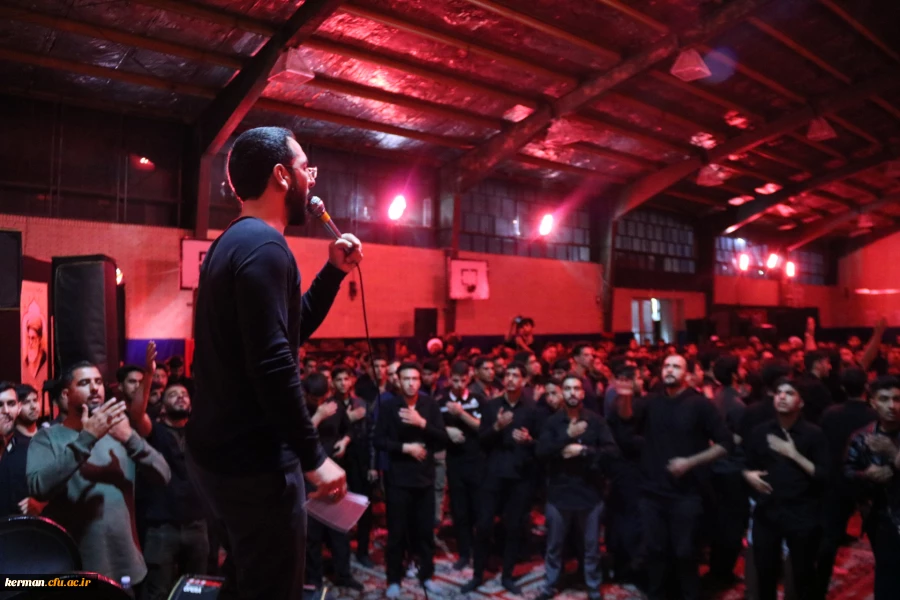 برگزاری مراسم عزاداری دهه اول فاطمیه در دانشگاه فرهنگیان کرمان 5