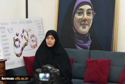 دیدار اعضای بسیج دانشجویی دانشگاه فرهنگیان استان کرمان با خانواده شهیده دانشجومعلم فائزه رحیمی