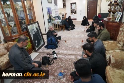 دیدار اعضای بسیج دانشجویی دانشگاه فرهنگیان استان کرمان با خانواده شهیده دانشجومعلم فائزه رحیمی 4